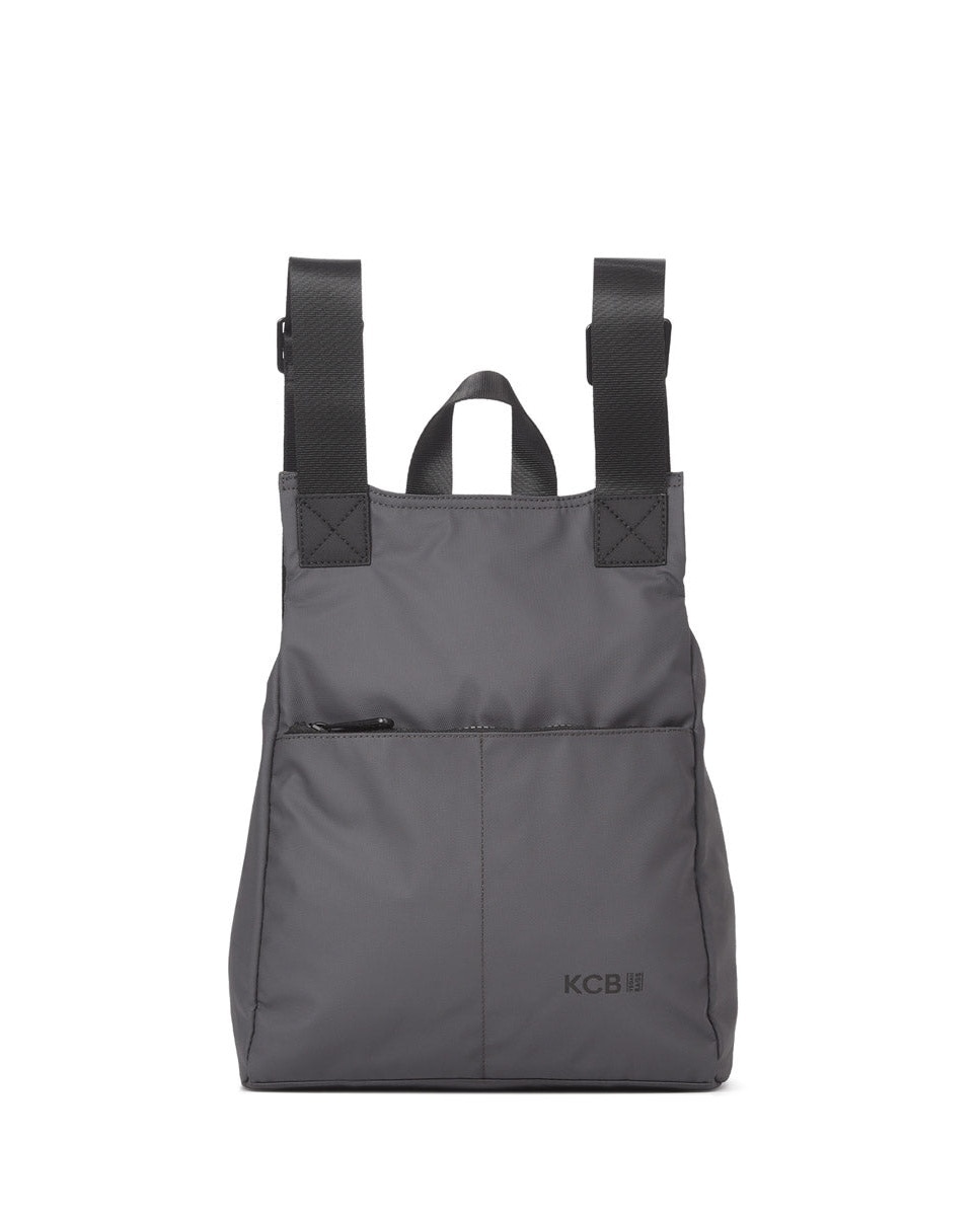 Mochila dual antirrobo pequeña color gris de mujer - Kcb - Gris Gris-1