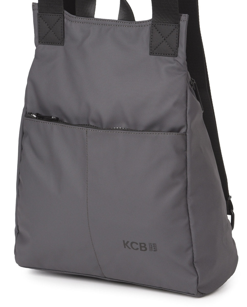 Mochila dual antirrobo pequeña color gris de mujer - Kcb - Gris Gris-3