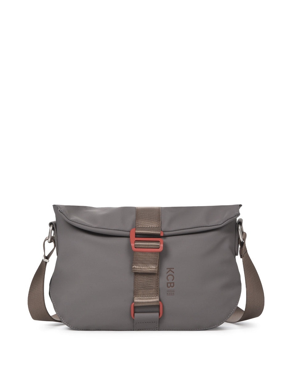 Bandolera chain antirrobo pequeña color gris de mujer - Kcb - Gris Gris-1