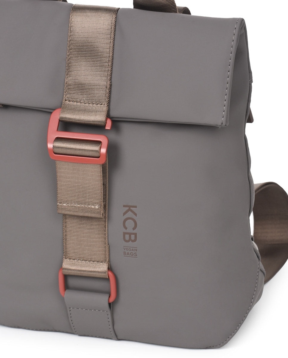 Mochila chain antirrobo grande color gris de mujer - Kcb - Gris Gris-3