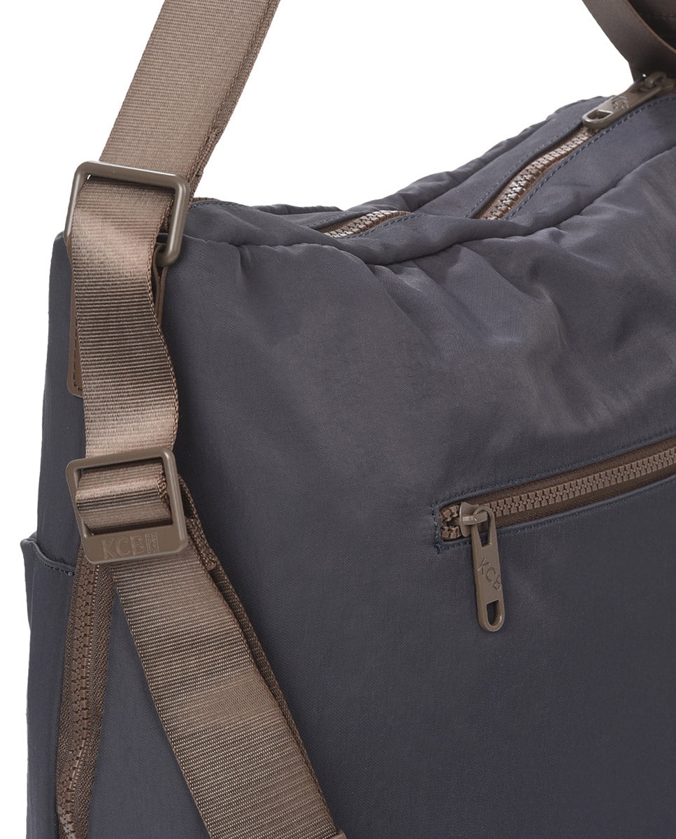 Bolso de hombro balloon mochila color grisazul de mujer - Kcb - Azul / Gris Azul / Gris-8