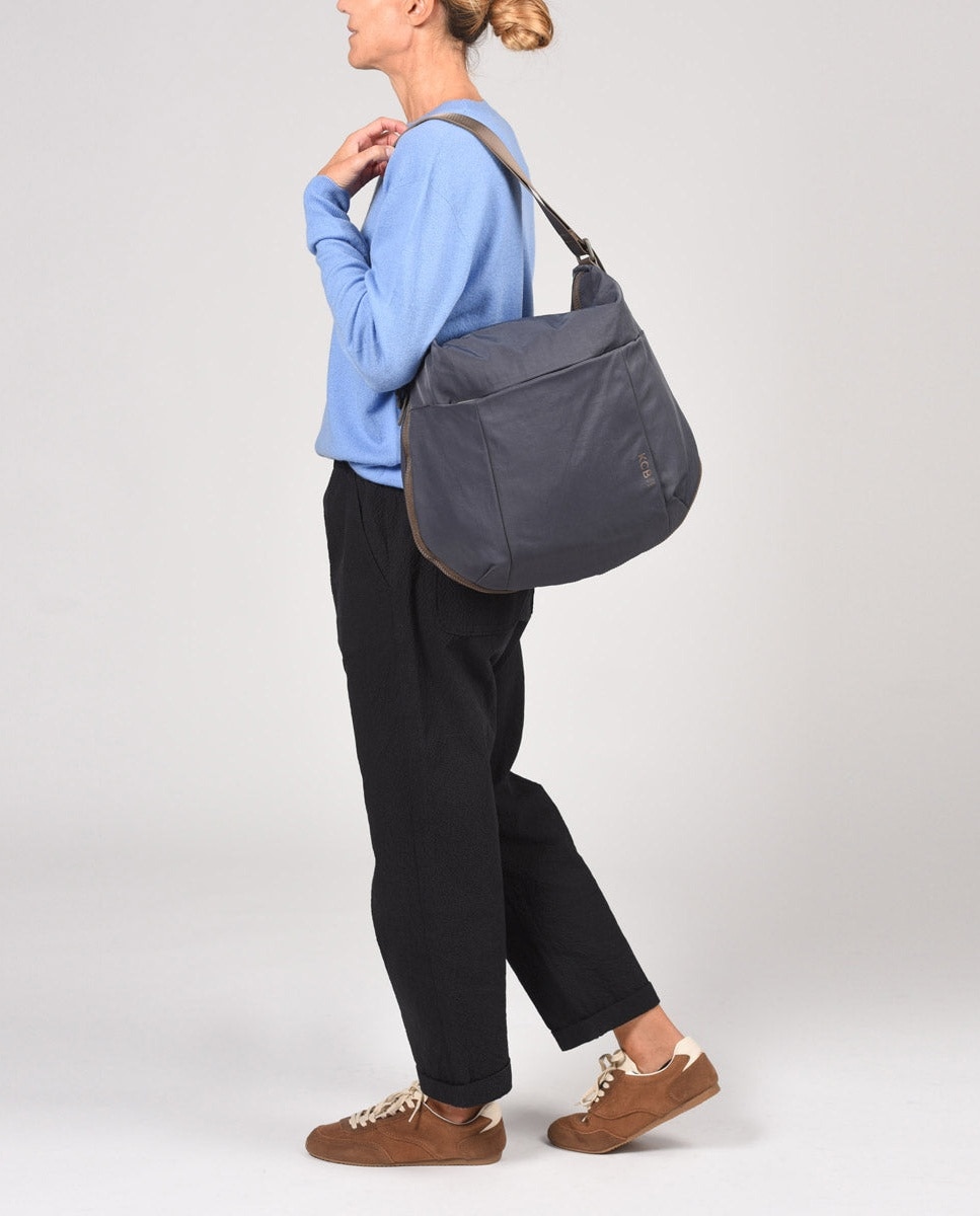 Bolso de hombro balloon mochila color grisazul de mujer - Kcb - Azul / Gris Azul / Gris-2