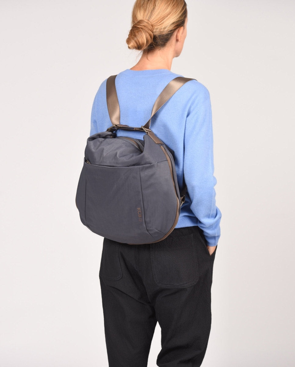 Bolso de hombro balloon mochila color grisazul de mujer - Kcb - Azul / Gris Azul / Gris-3
