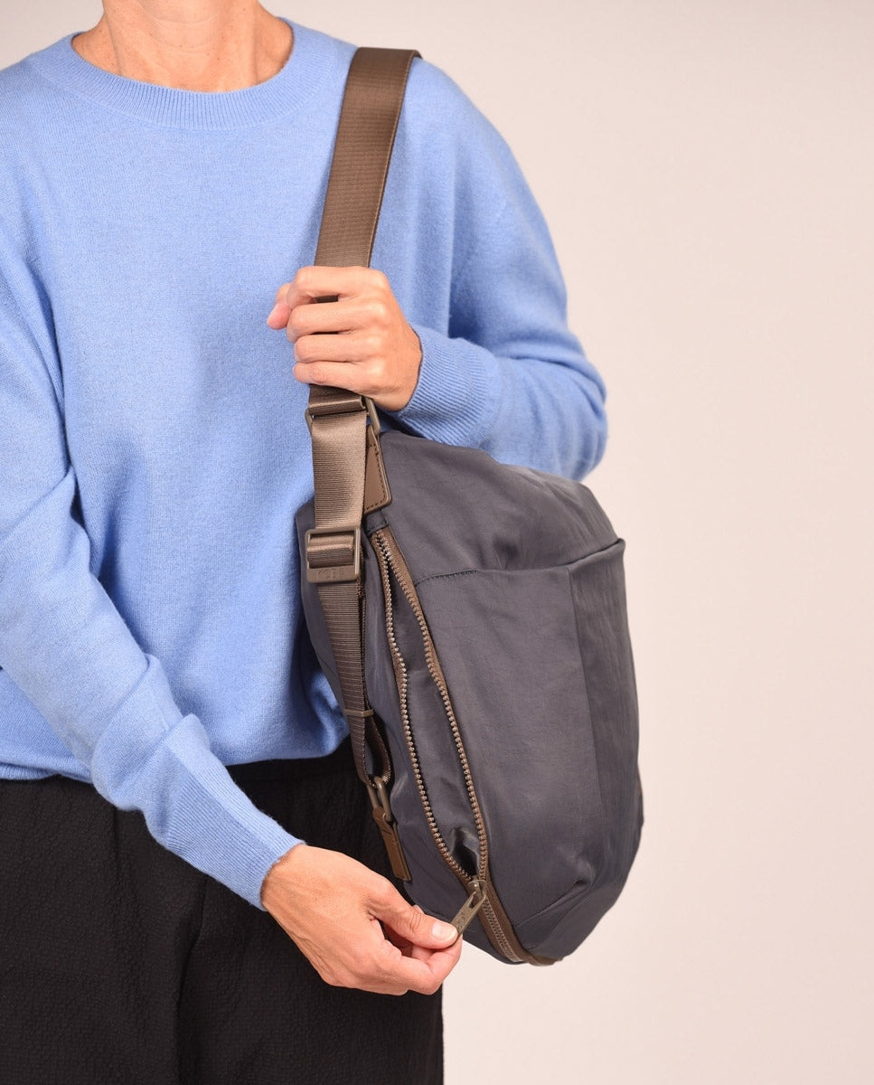 Bolso de hombro balloon mochila color grisazul de mujer - Kcb - Azul / Gris Azul / Gris-4