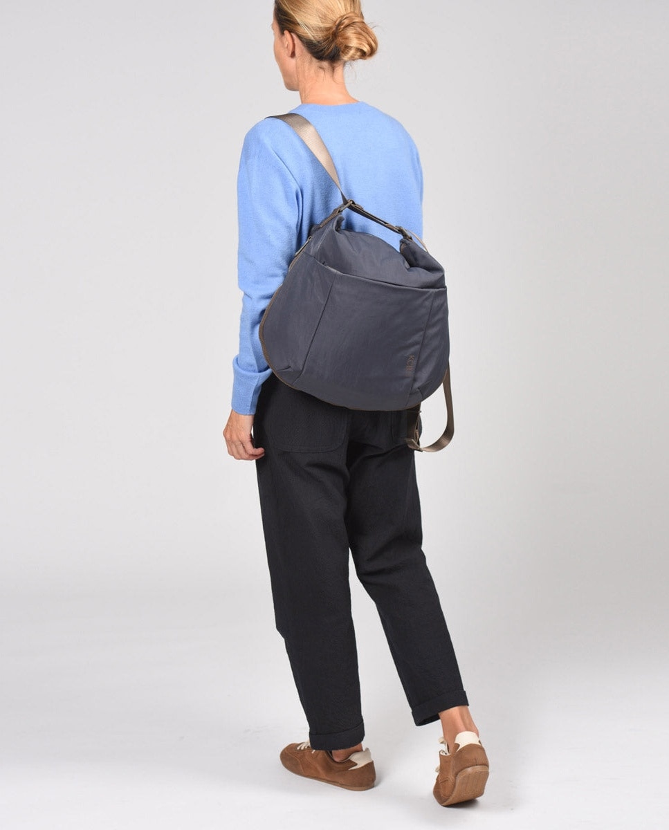 Bolso de hombro balloon mochila color grisazul de mujer - Kcb - Azul / Gris Azul / Gris-5