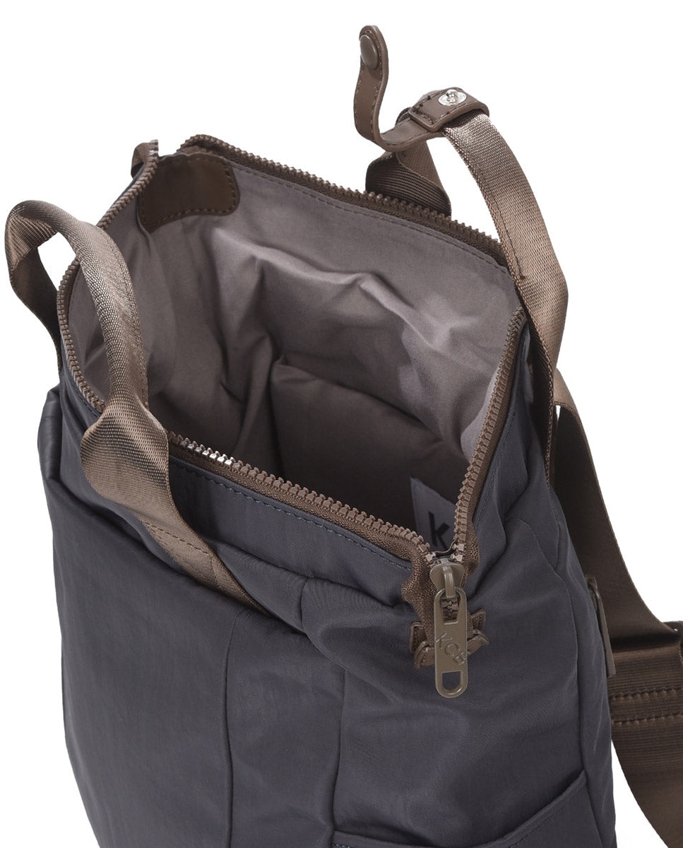 Mochila pequeña balloon color grisazul de mujer - Kcb - Azul / Gris Azul / Gris-4