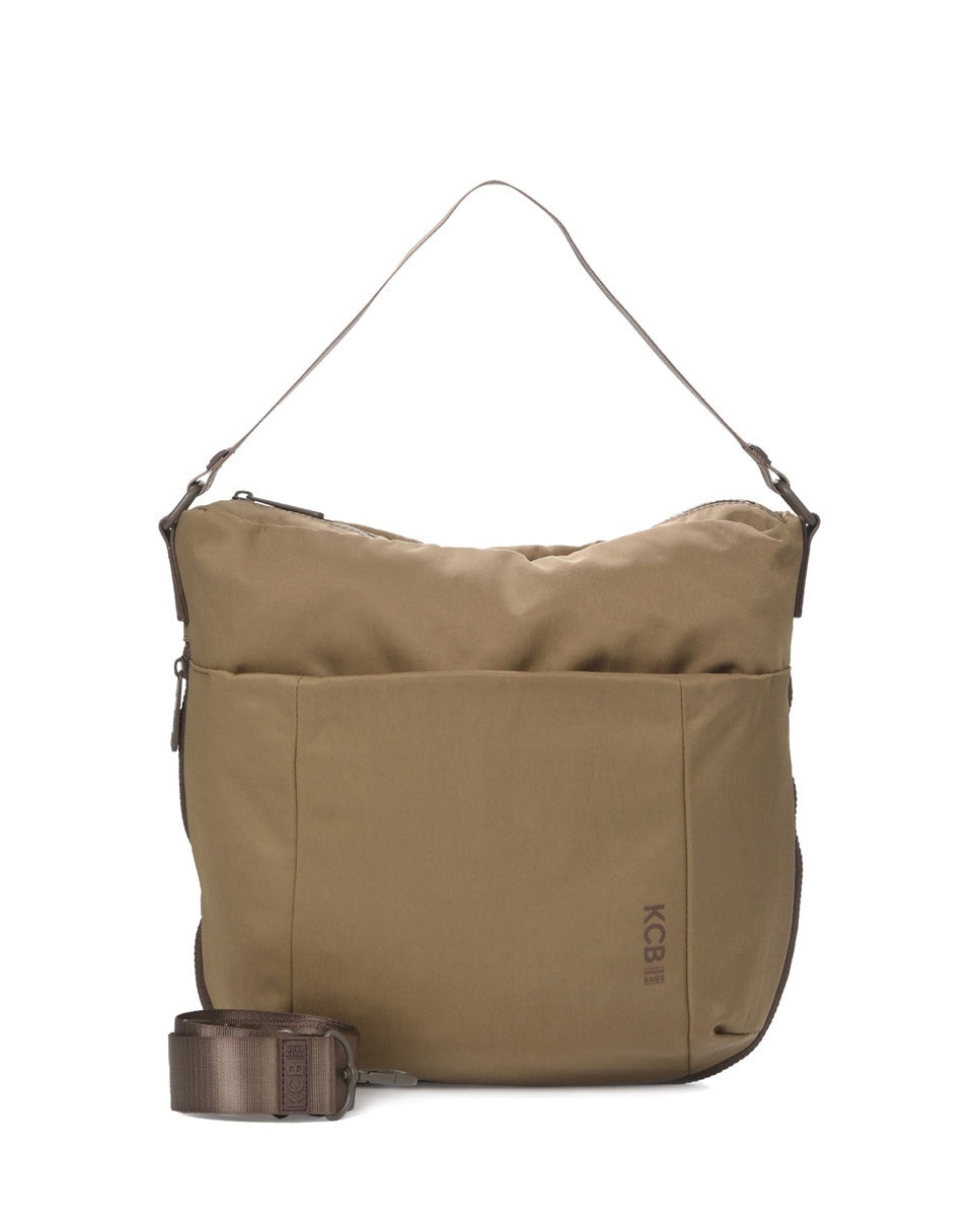Bolso de hombro balloon color grisazul de mujer - Kcb - Kaki Kaki-1