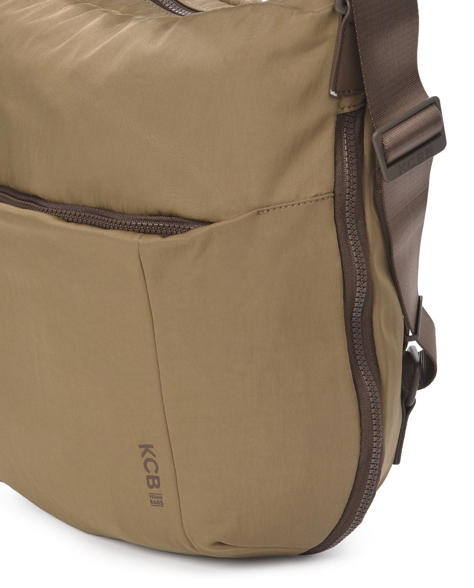 Bolso de hombro balloon mochila color khaki de mujer - Kcb - Kaki Kaki-3