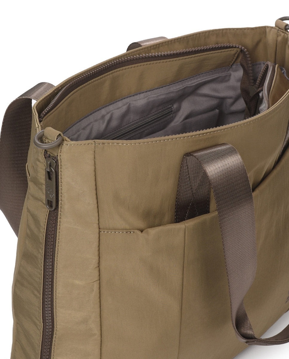 Shopper balloon color khaki de mujer - Kcb - Kaki Kaki-4