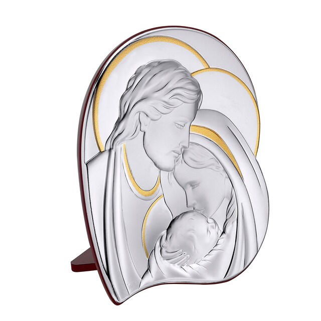 Imagen 0 de Icono plateado de la Sagrada Familia Pedro Durán