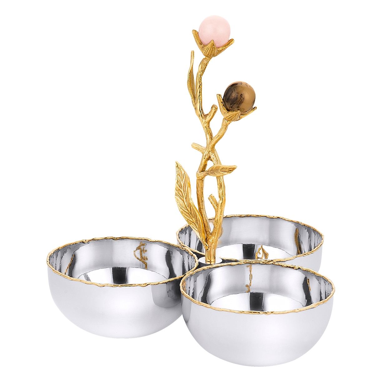 Imagen 0 de Triple bowl Jardín en Flor con ramas y flores Pedro Durán