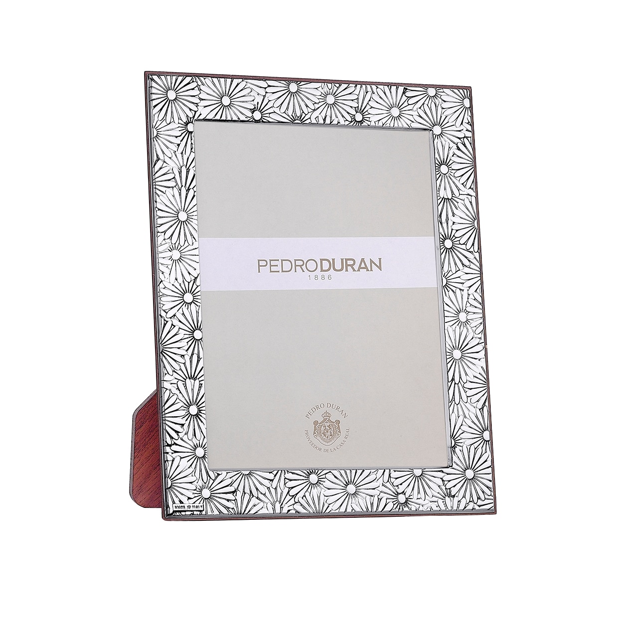 Marco de fotos plateado Pedro Durán de la colección Margaritas - Plata 10 x 15 cm Plata-1