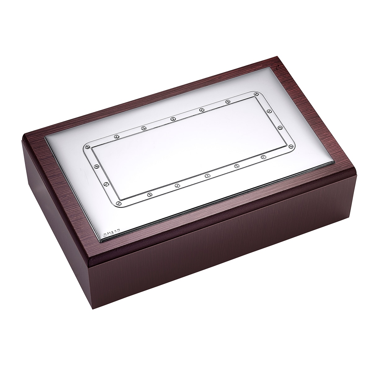 Imagen 1 de Caja decorativa plateado de Pedro Durán de la colección Bolts - Marrón Marrón
