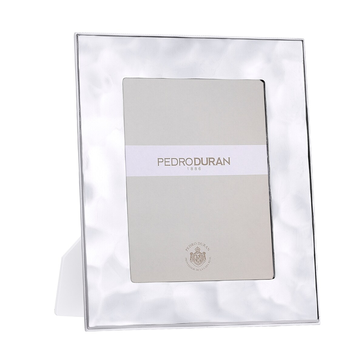 Marco de fotos plateado de la colección River Side Pedro Durán