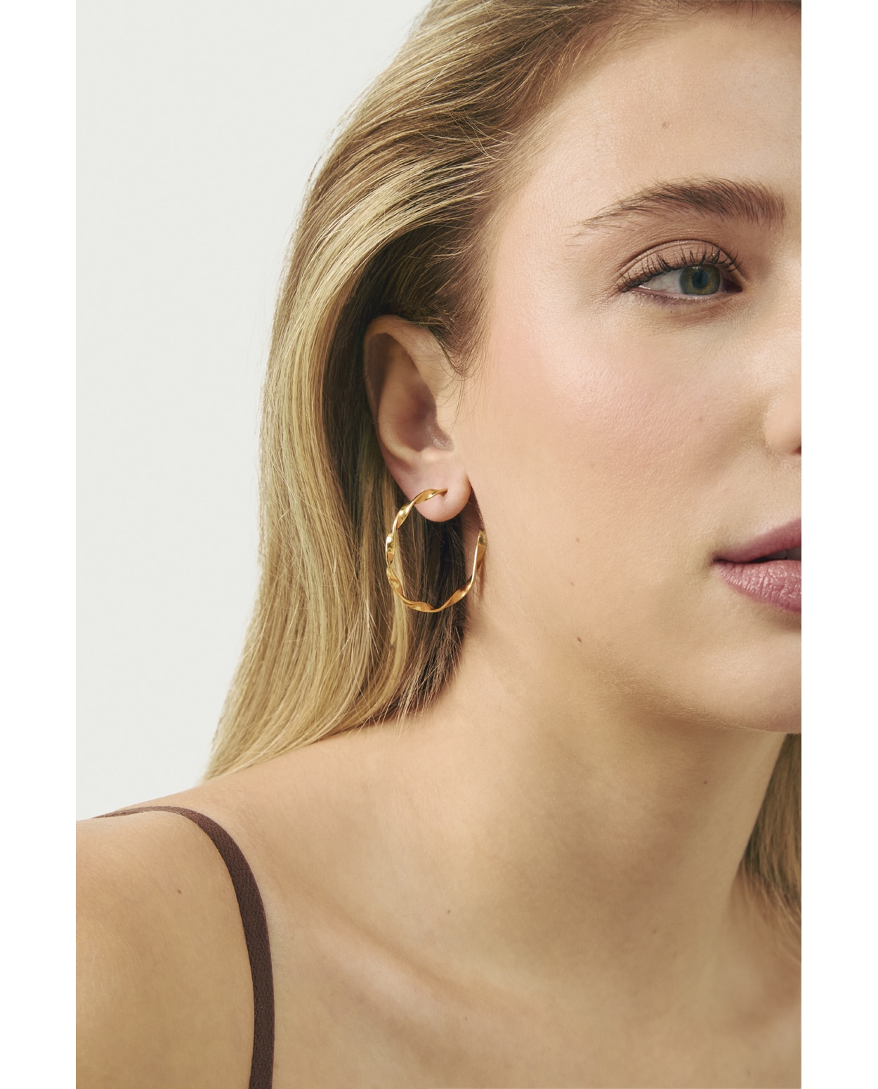 Pendientes Piazza de plata acabado en 18K - Duran Exquse - Oro Oro-3
