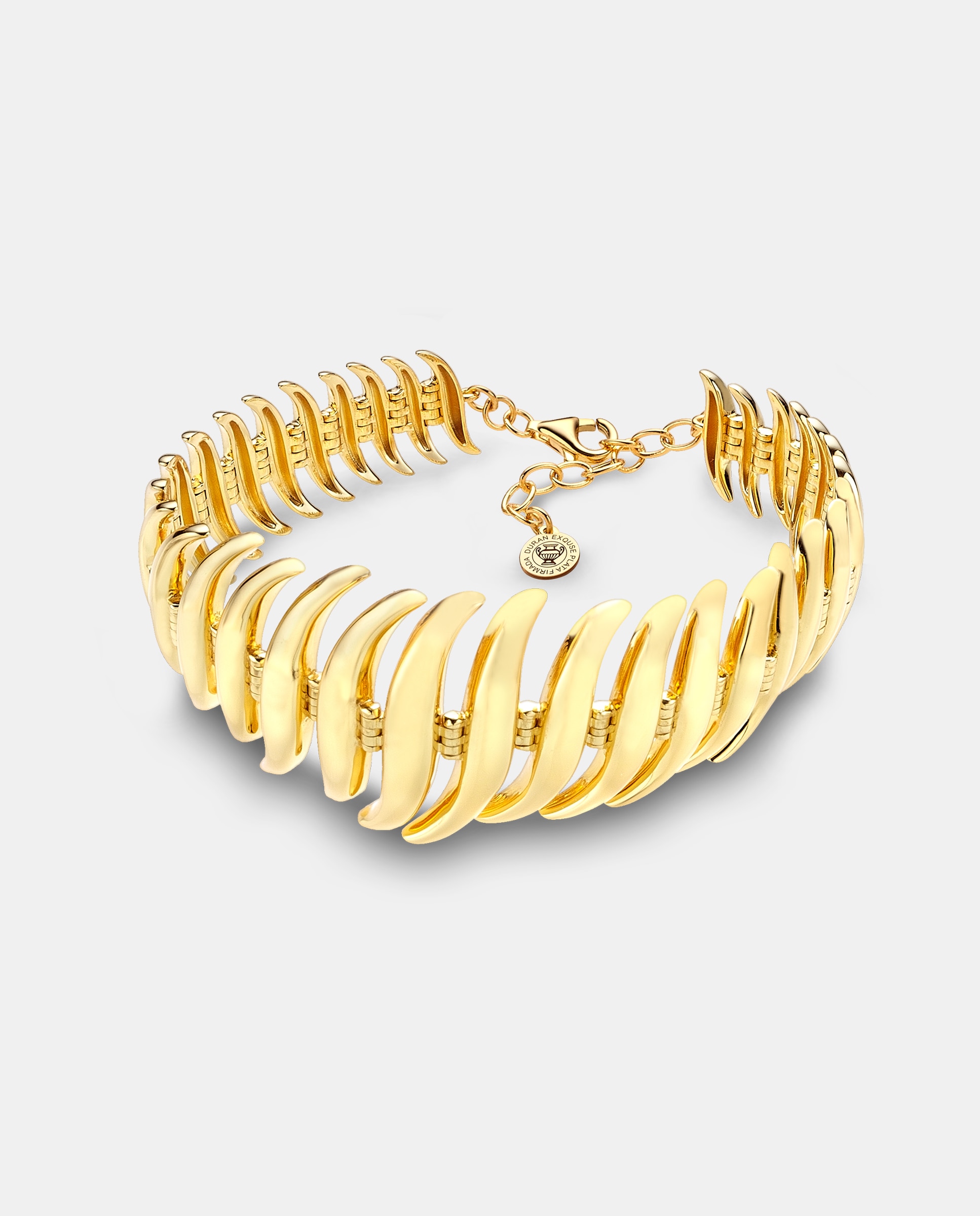 Imagen 0 de Pulsera edición limitada de plata con acabado de oro amarillo 18k Dorado
