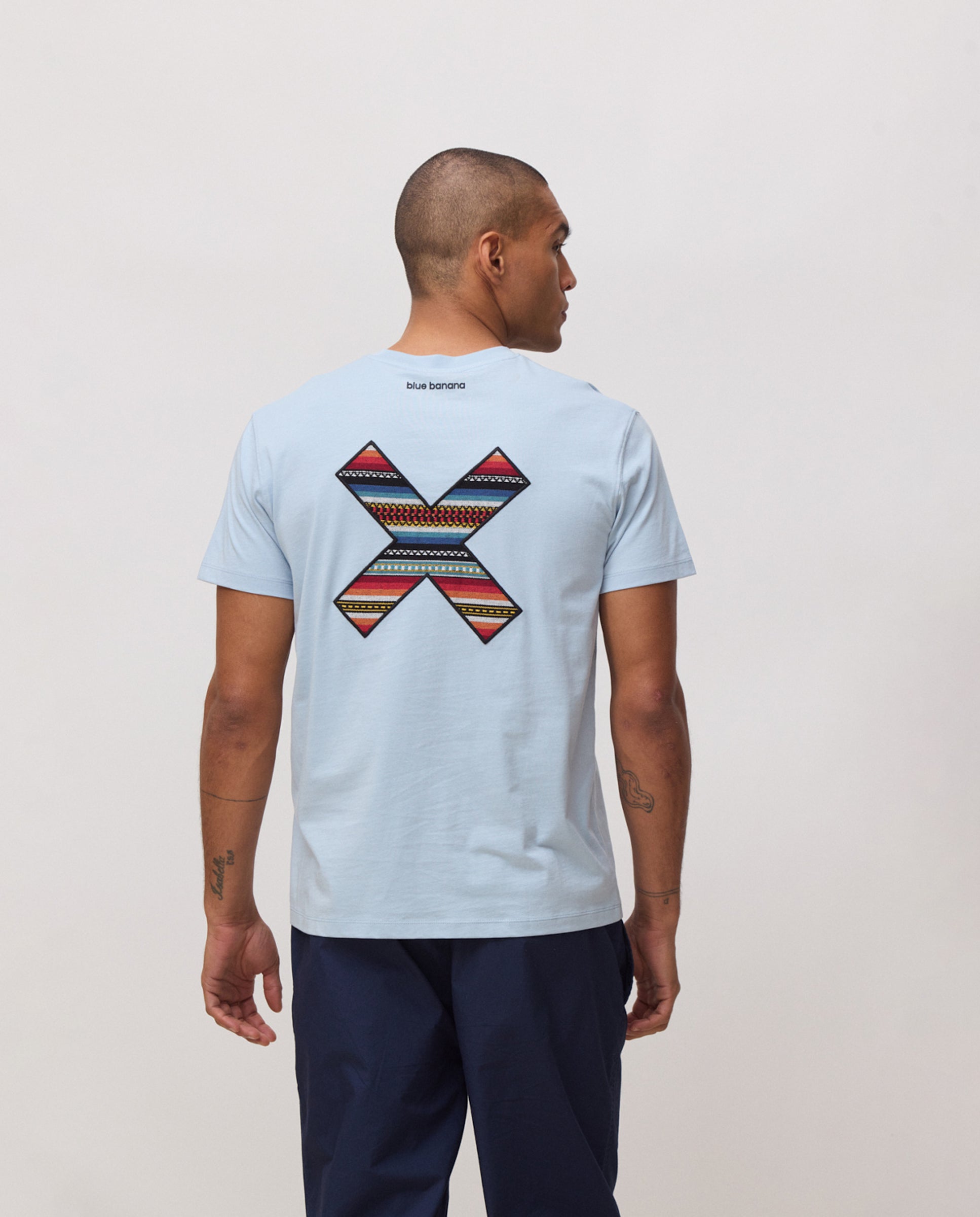 Camiseta de hombre classic ice blue - Blue Banana - Azul grisáceo Azul grisáceo-2