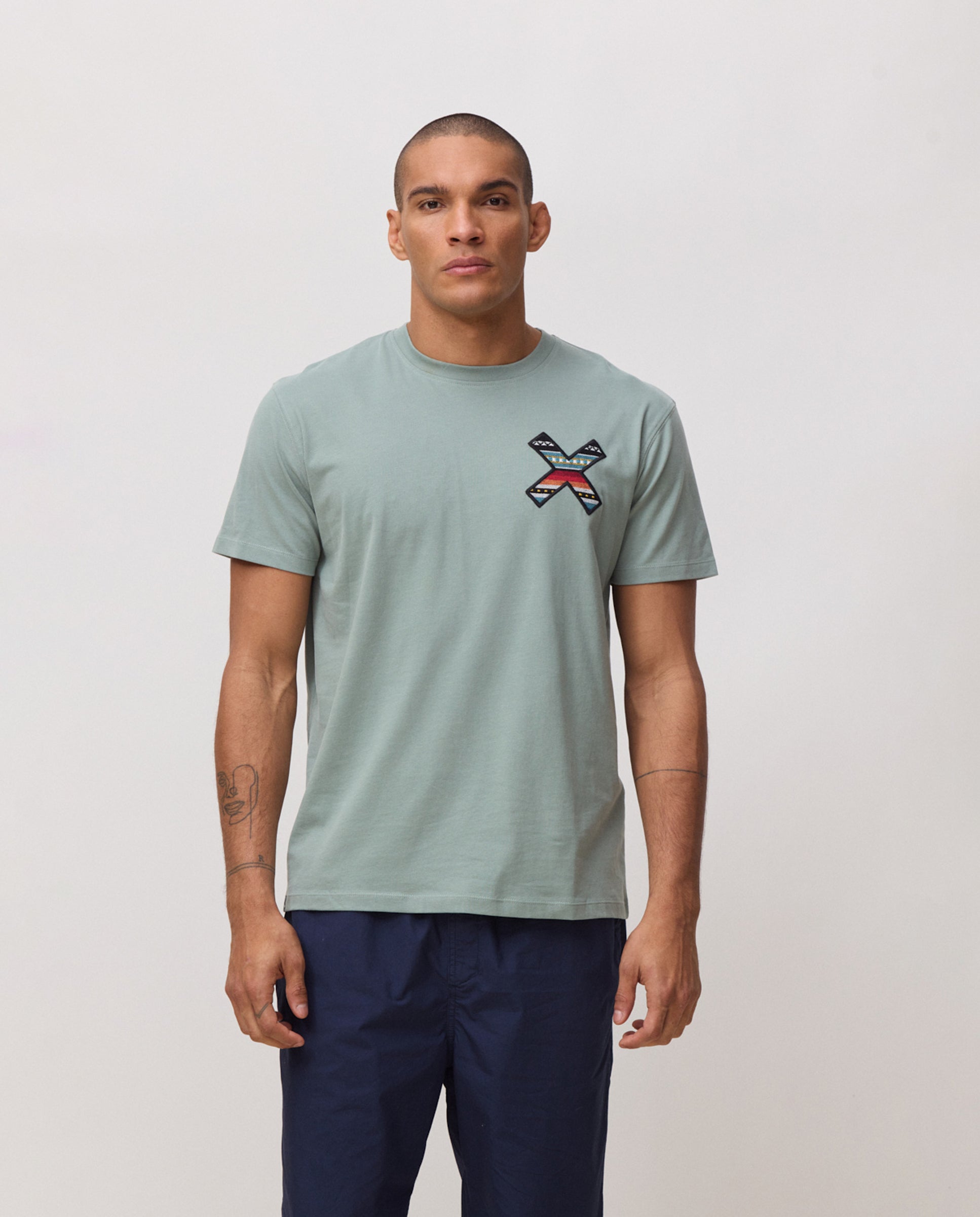 Imagen 0 de Camiseta de hombre de 100% algodón orgánico classic mint Verde menta