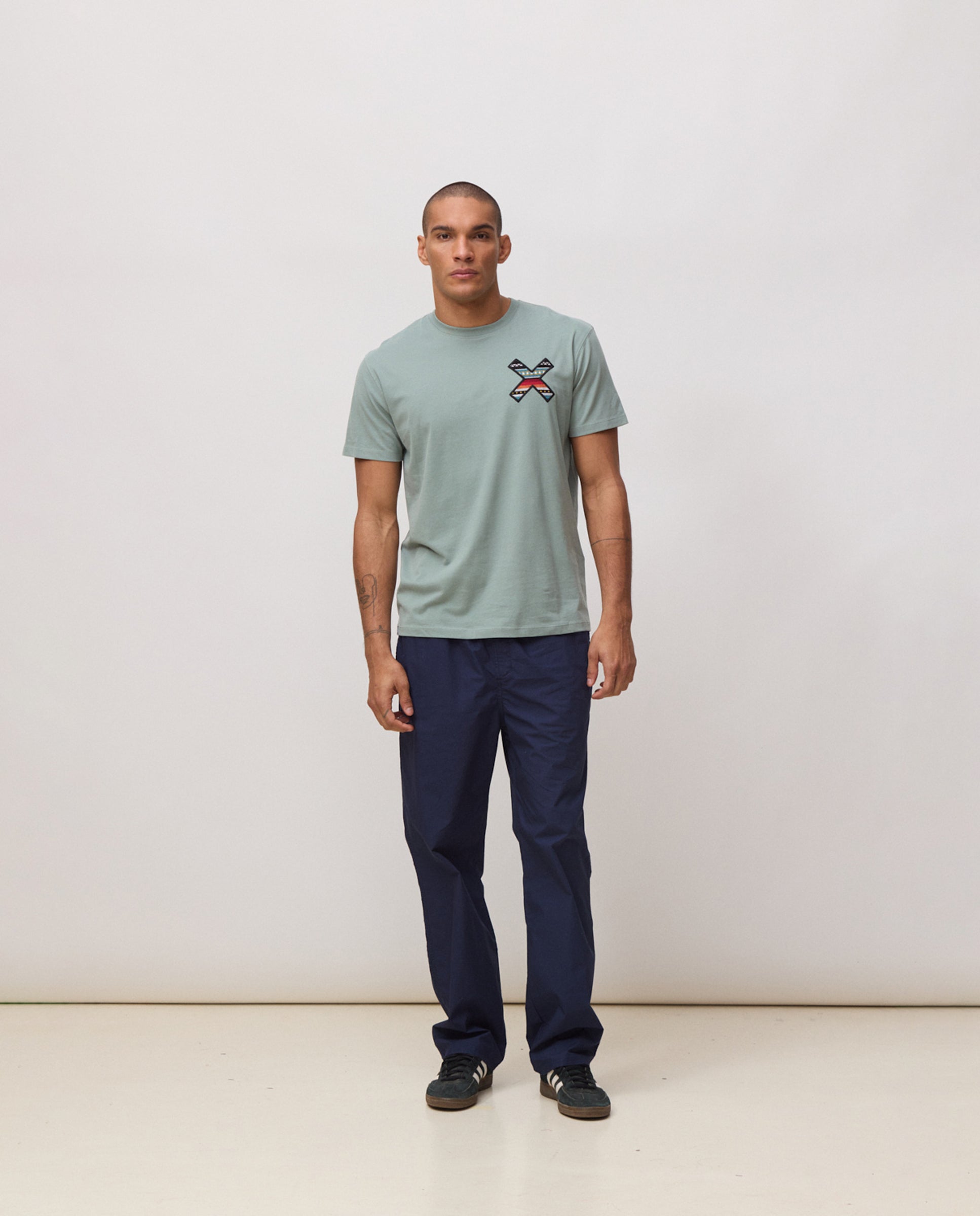 Camiseta de hombre de 100% algodón orgánico classic mint - Blue Banana - Verde menta Verde menta-3