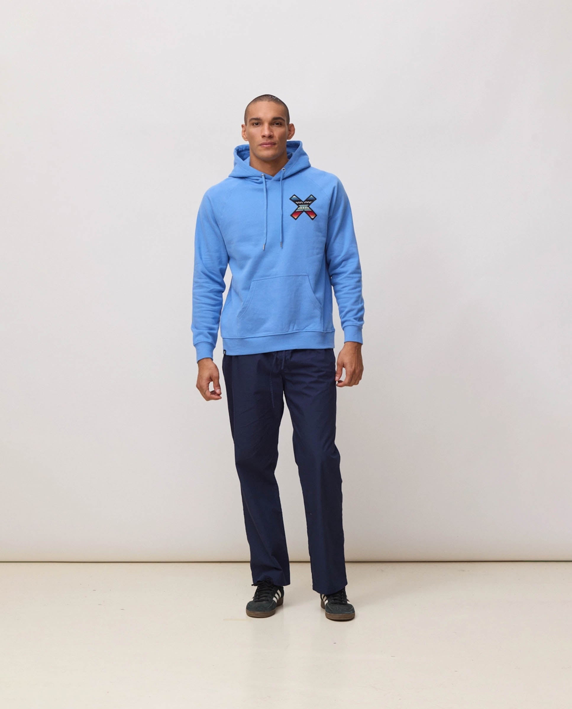 Sudadera de hombre con capucha classic jay blue - Blue Banana - Azul claro Azul claro-3
