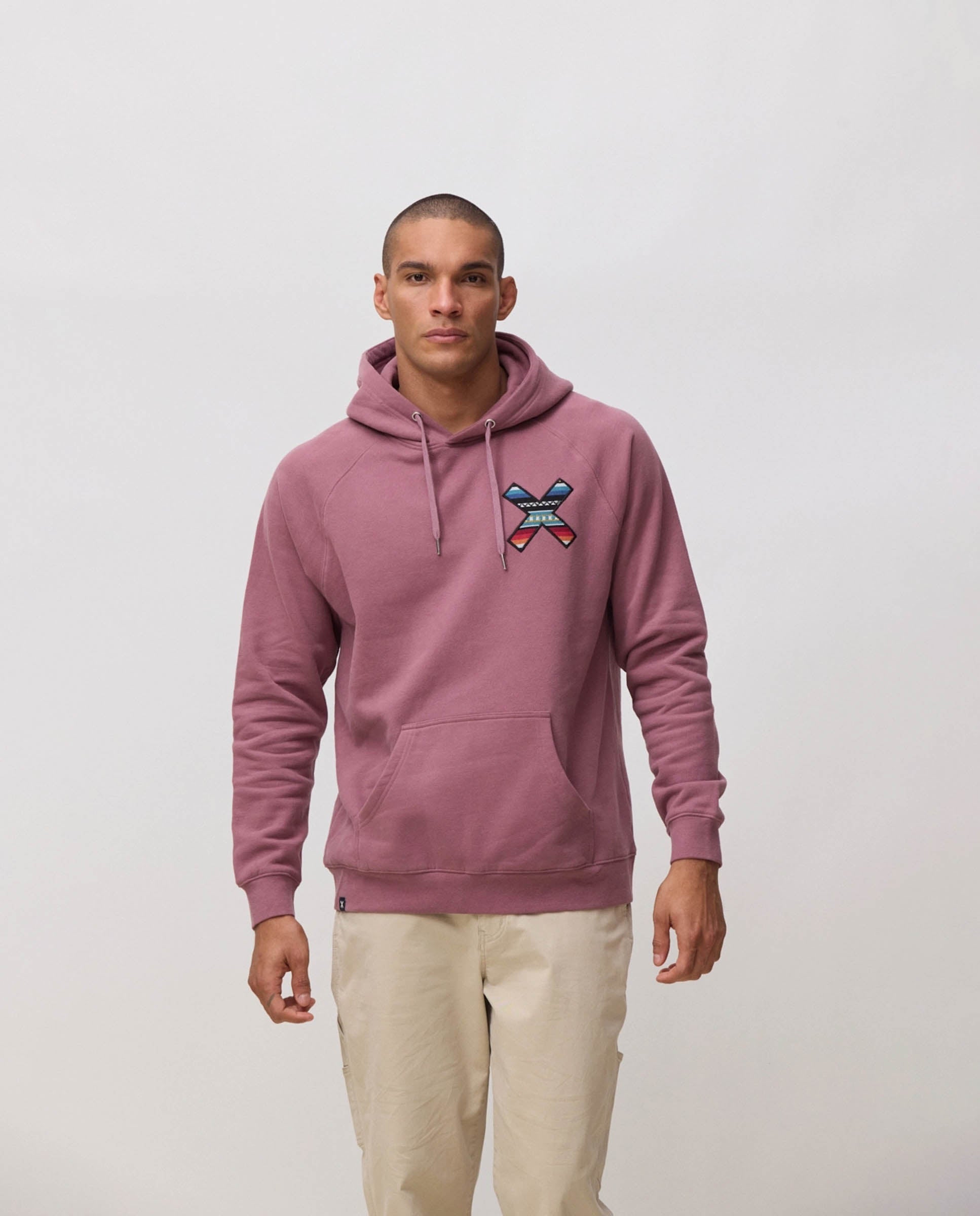 Imagen 0 de Sudadera de hombre con capucha classic berry Malva