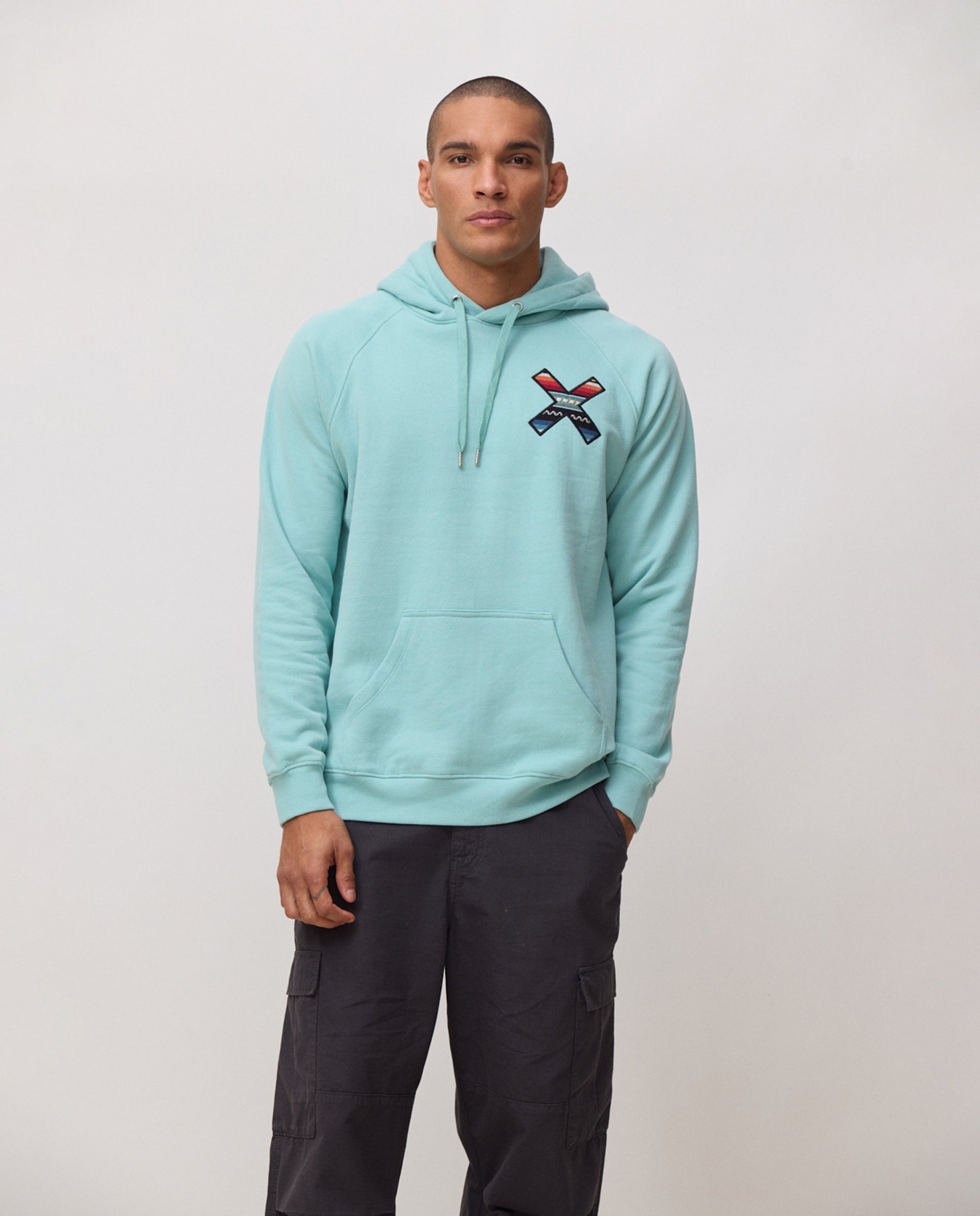 Imagen 1 de Sudadera de hombre con capucha Classic acqua Turquesa