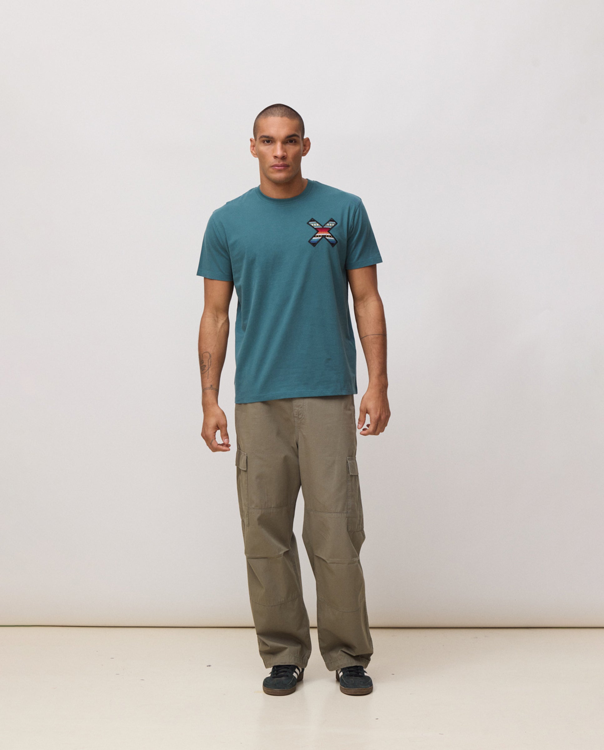 Camiseta de hombre de 100% algodón orgánico classic amazon green - Blue Banana - Verde oscuro Verde oscuro-3