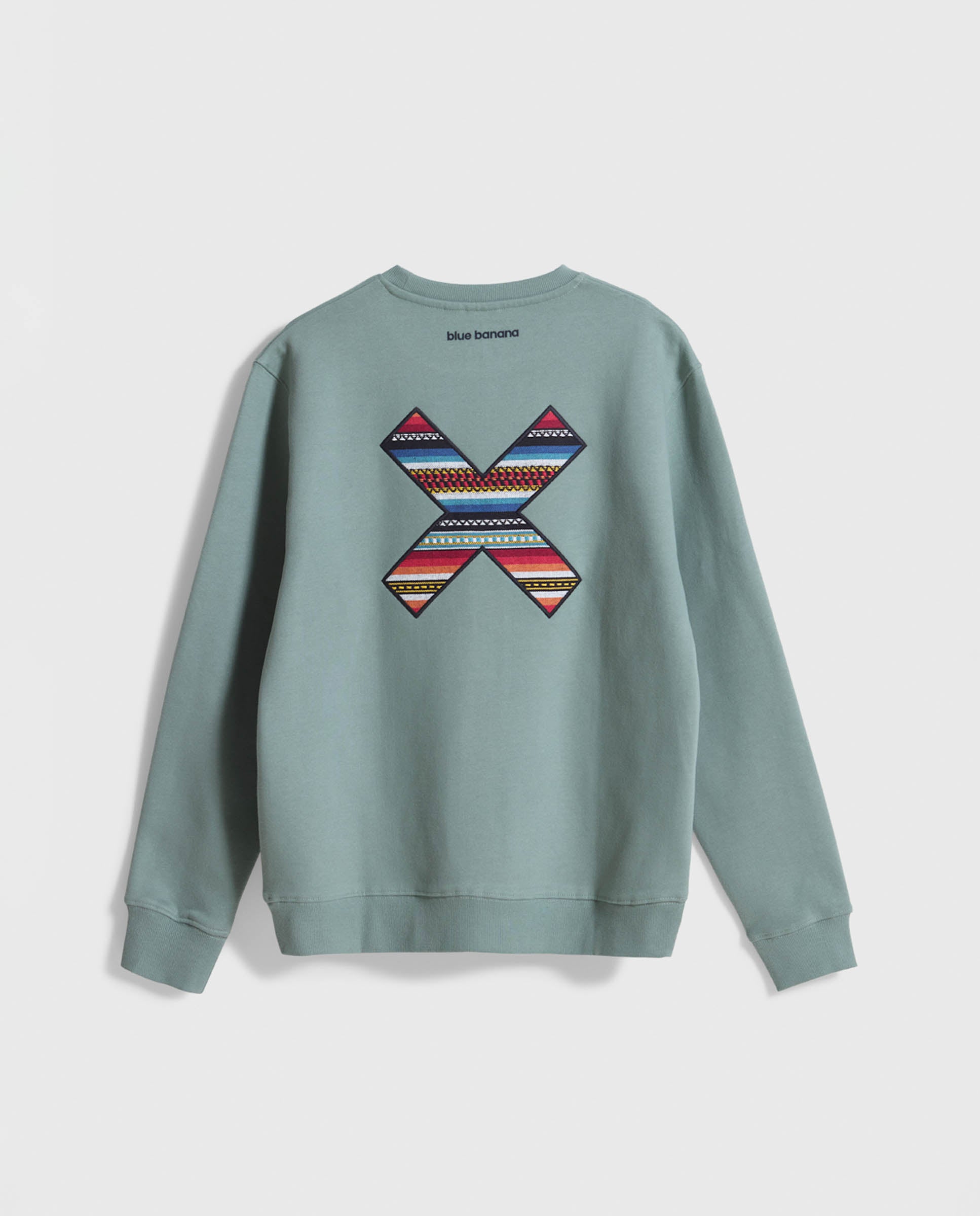 Sudadera de hombre classic menta - Blue Banana - Verde menta Verde menta-2
