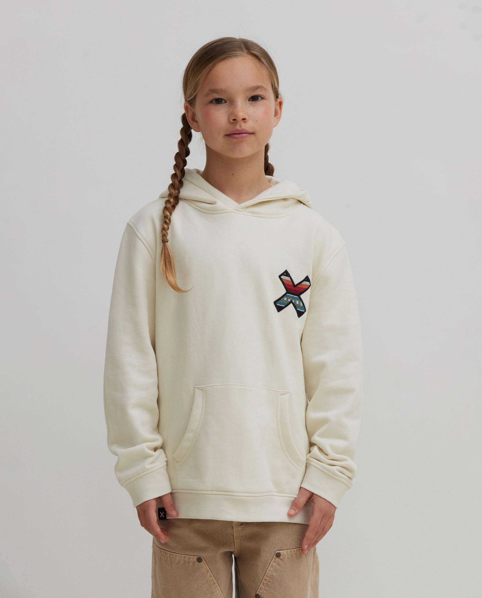 Imagen 1 de Sudadera con capucha de 100% algodón orgánico classic amarillo claro Amarillo