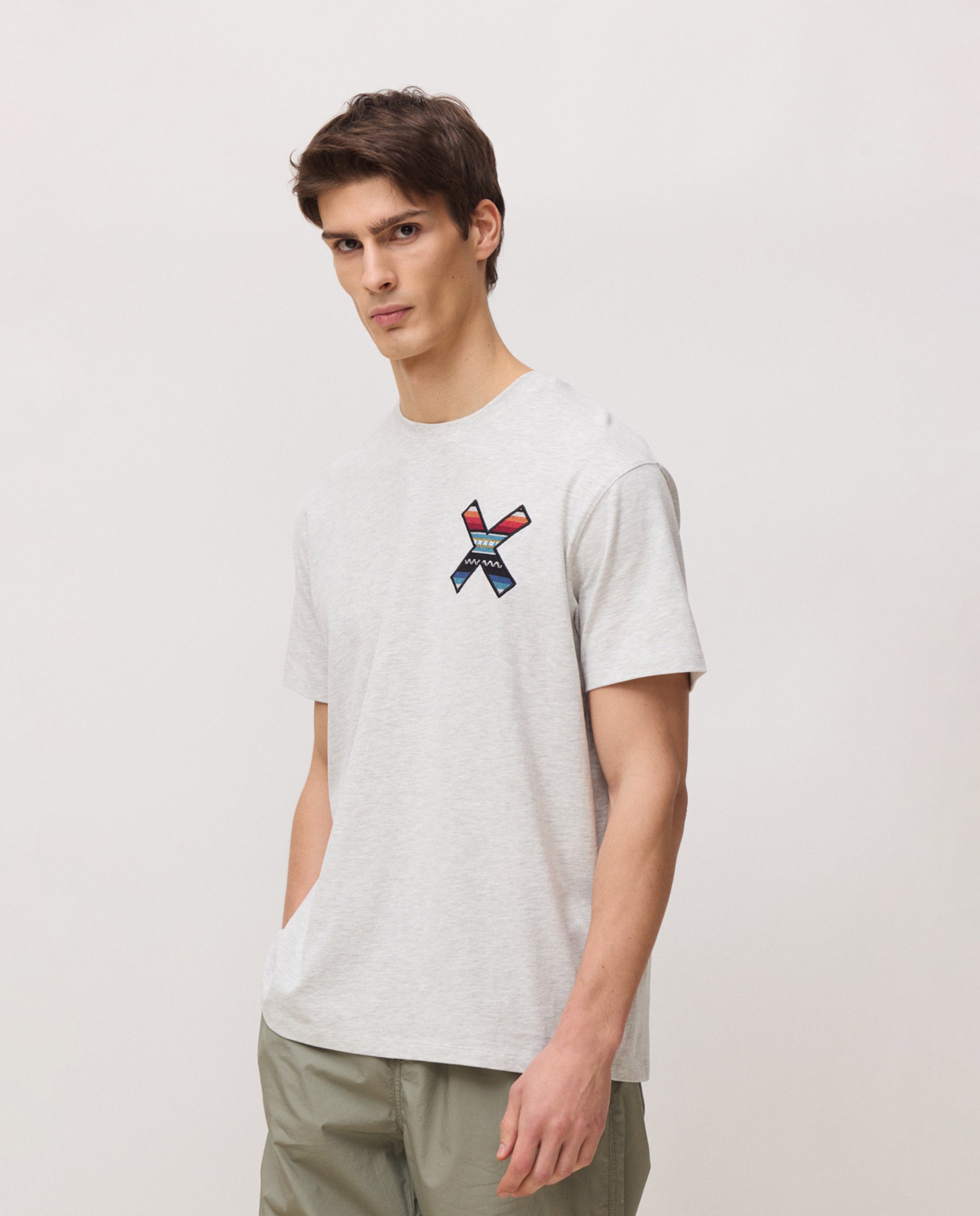 Blue Banana - Camiseta de hombre classic gris claro.