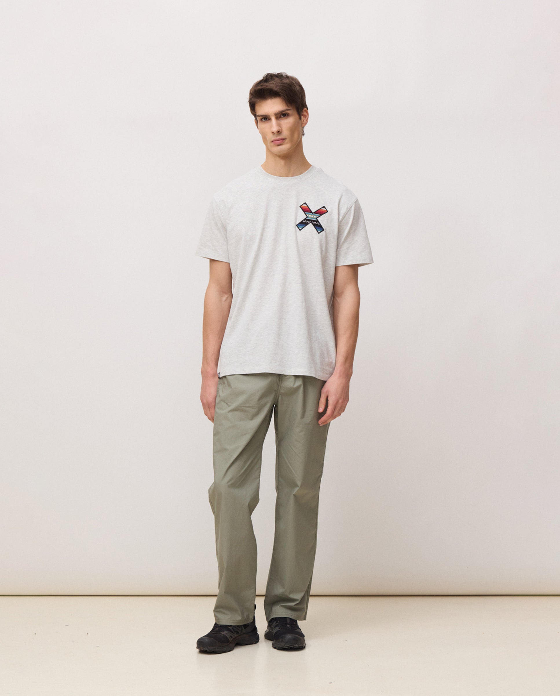Camiseta de hombre classic - Blue Banana - Gris claro Gris claro-3