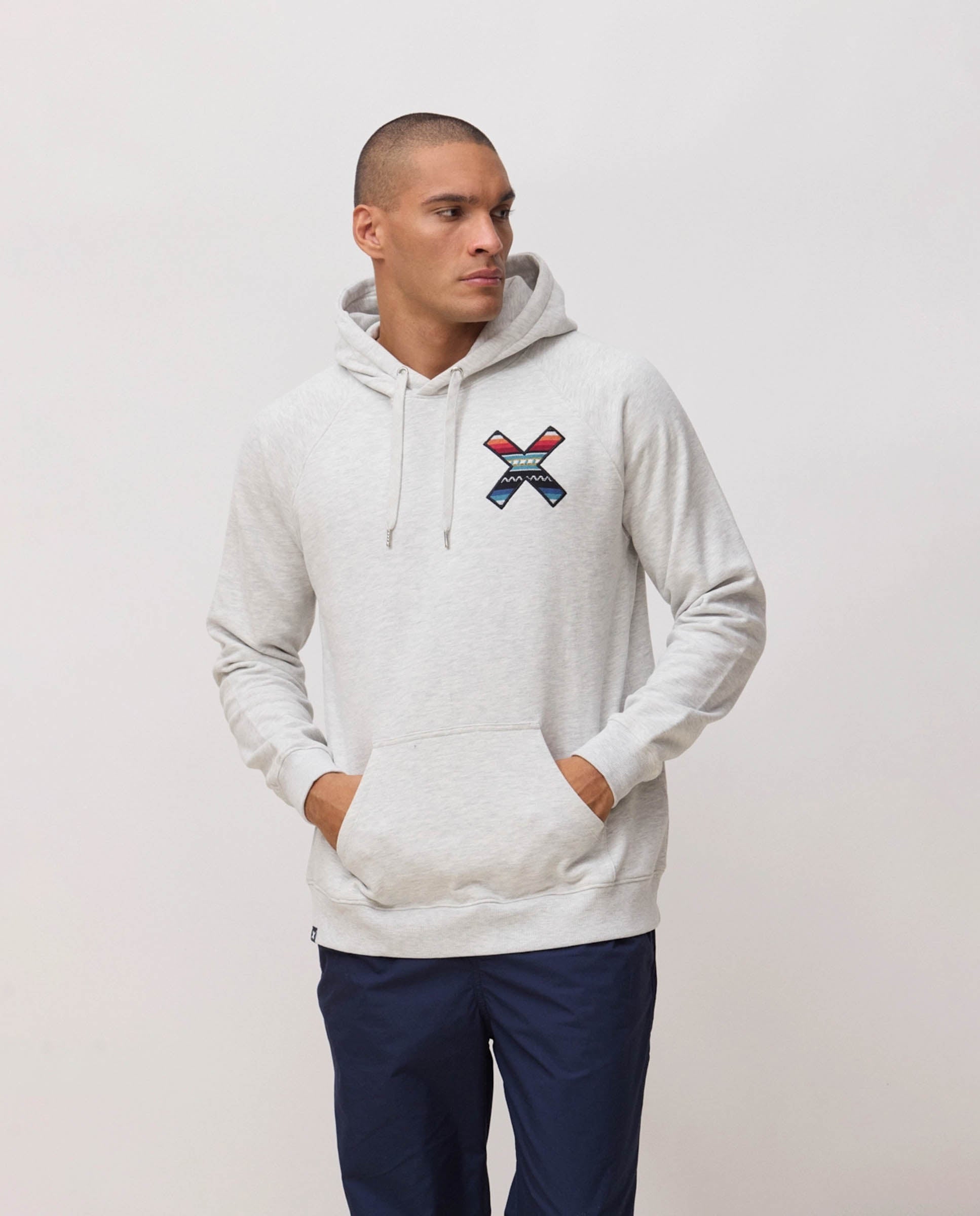 Imagen 0 de Sudadera de hombre con capucha classic light grey Gris claro