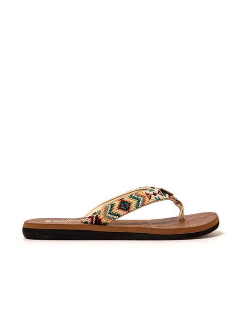 Imagen 0 de Chanclas de playa de mujer con suela de goma