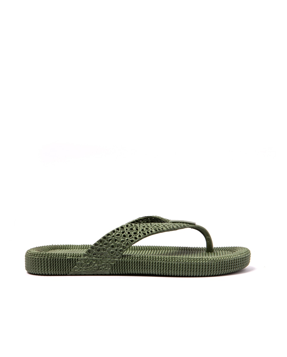 Chanclas de playa de mujer con suela de goma