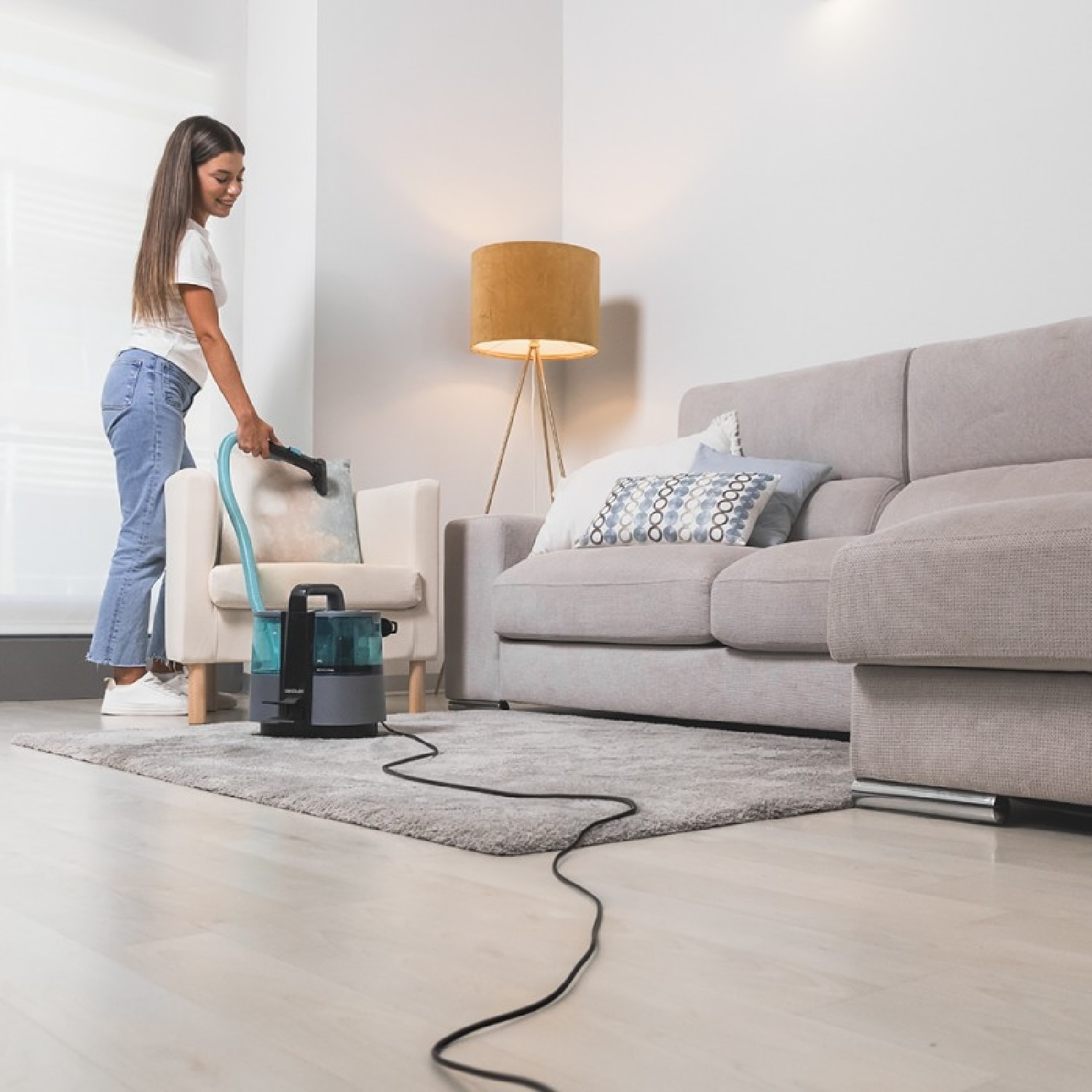 Aspirador para tapicerías con cable Cecotec Conga 4000 Carpet&Spot Clean XL Advance - Gris Gris-4