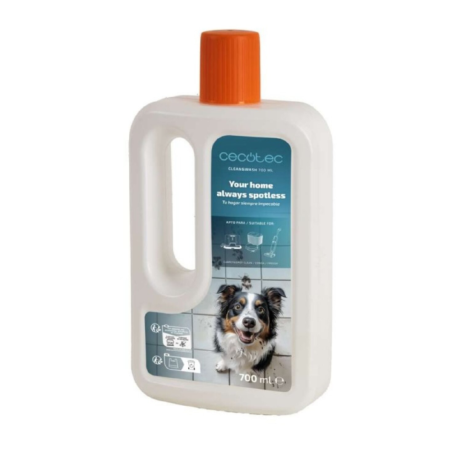 Solución de limpieza Cecotec Clean&Wash 700 ml TotalFresh - Blanco Blanco-2