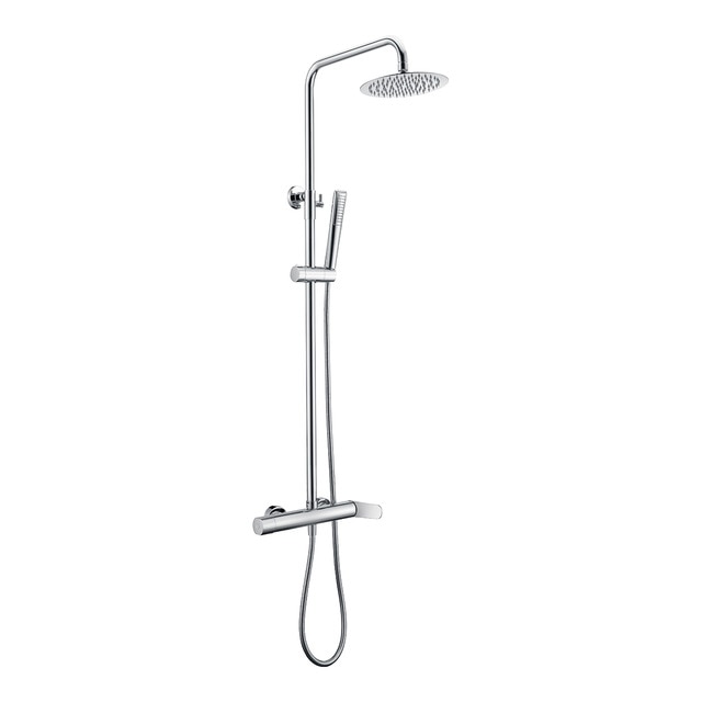 Conjunto de ducha monomando Dinamarca Imex - Cromo Cromo-1