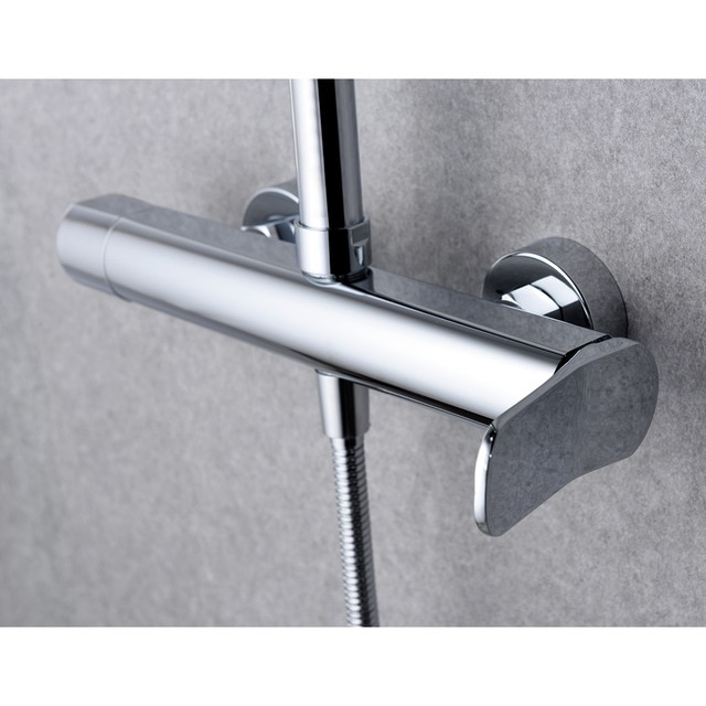 Conjunto de ducha monomando Dinamarca Imex - Cromo Cromo-2
