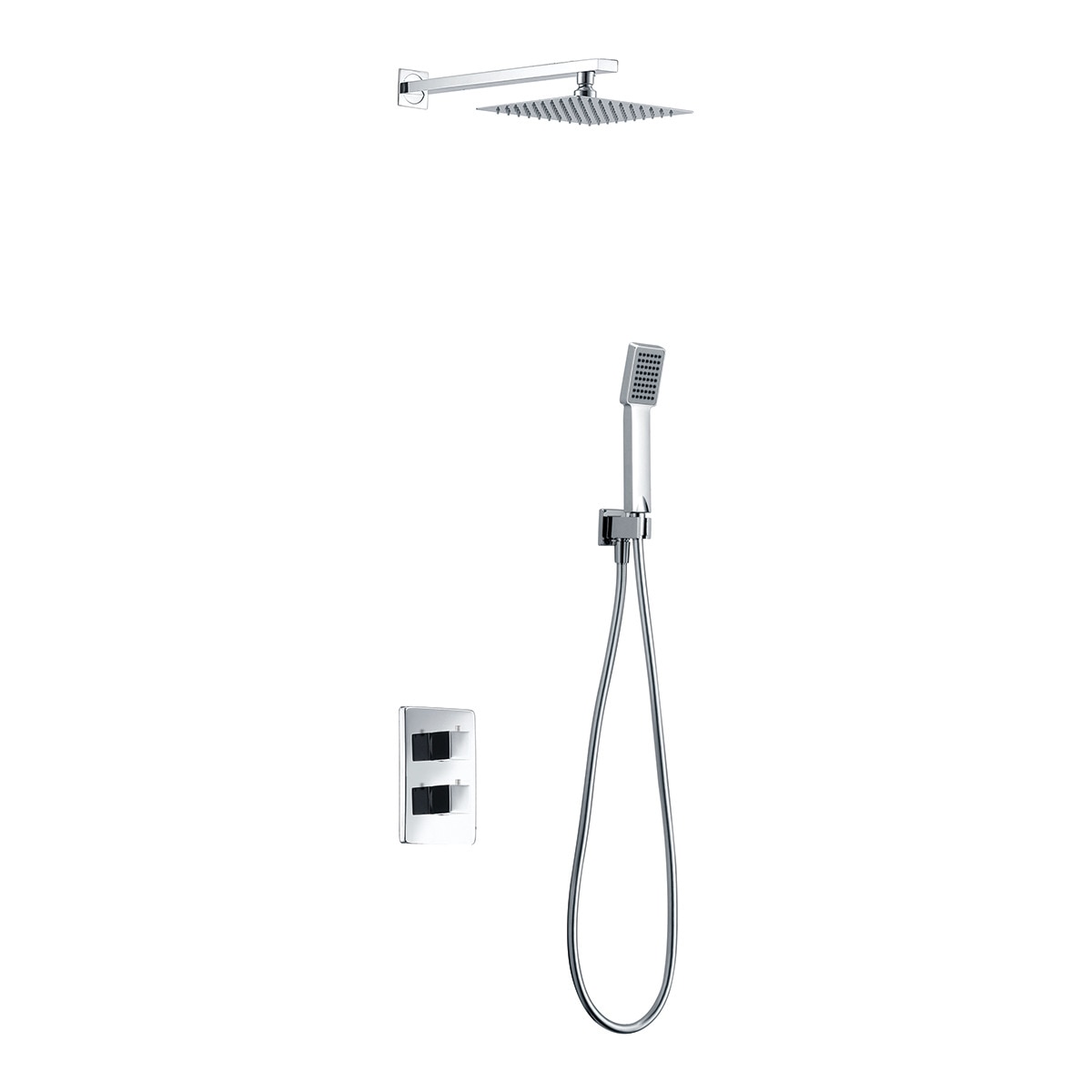 Conjunto de ducha termostática empotrada Cies Imex - Cromo Cromo-1