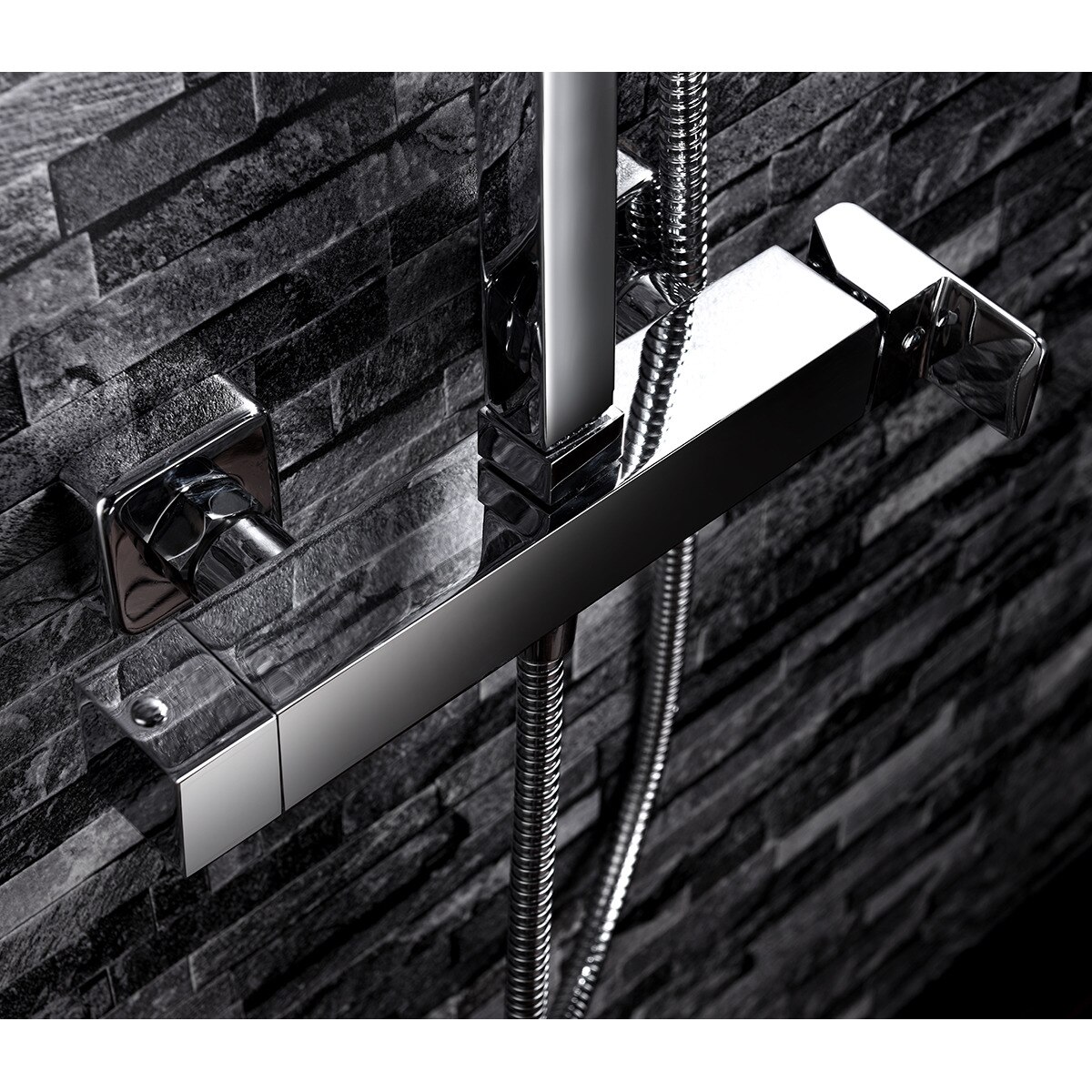 Conjunto de ducha monomando Fiyi Imex - Cromo Cromo-2
