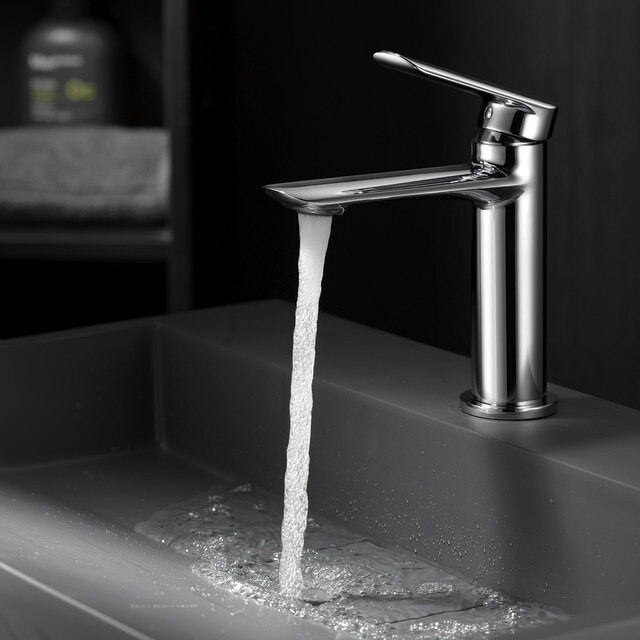 Grifo monomando de lavabo Ural Imex - Cromo Cromo-2