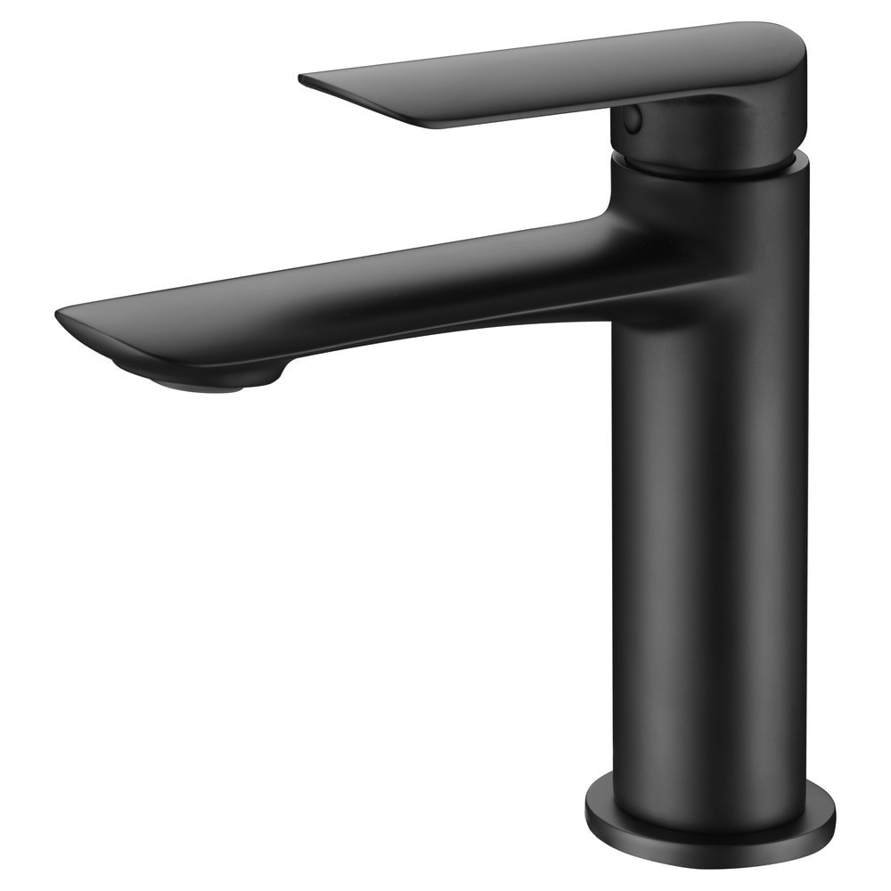 Grifo monomando de lavabo Ural Imex - Negro mate Negro mate-1