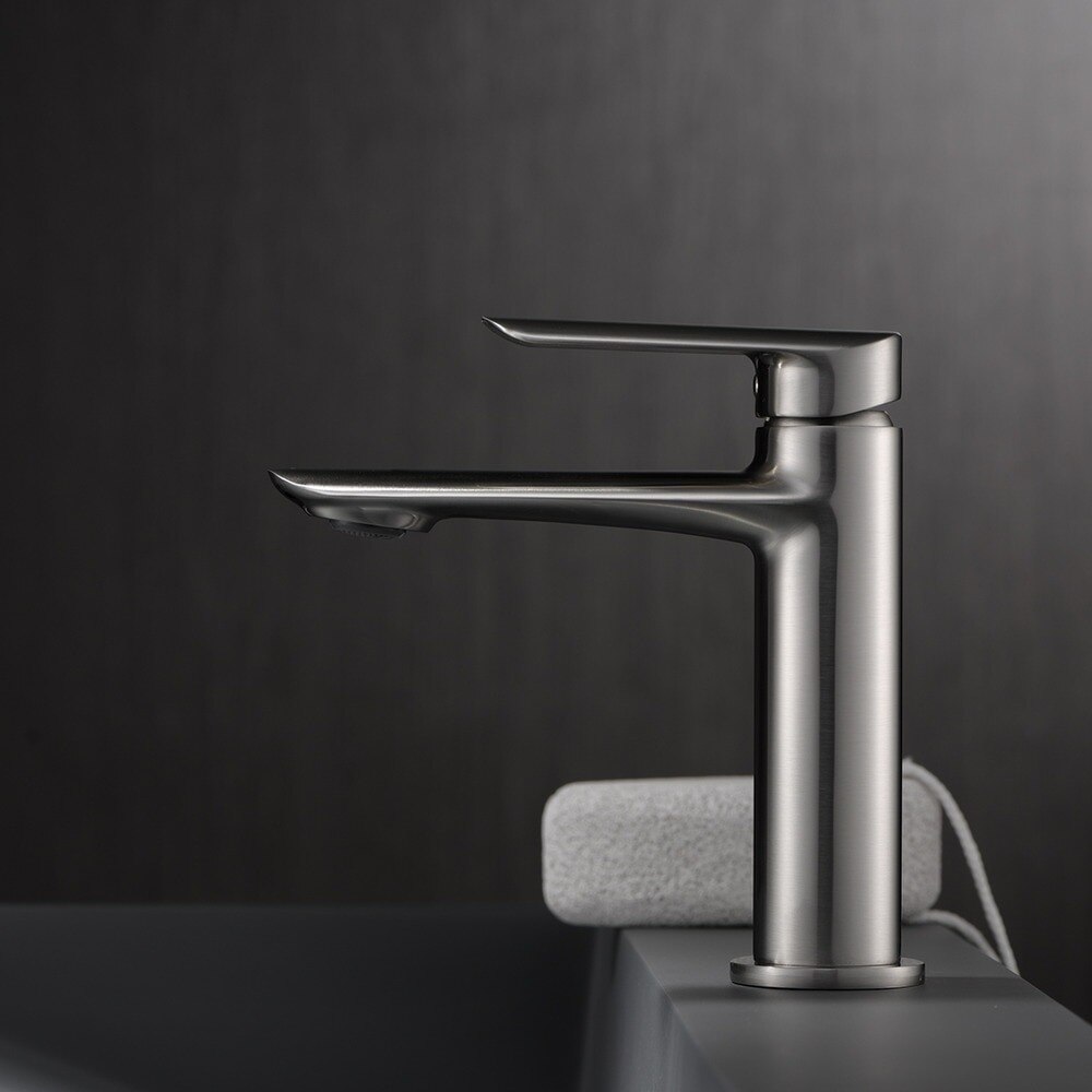 Grifo monomando de lavabo Ural Imex - Gris Gris-2