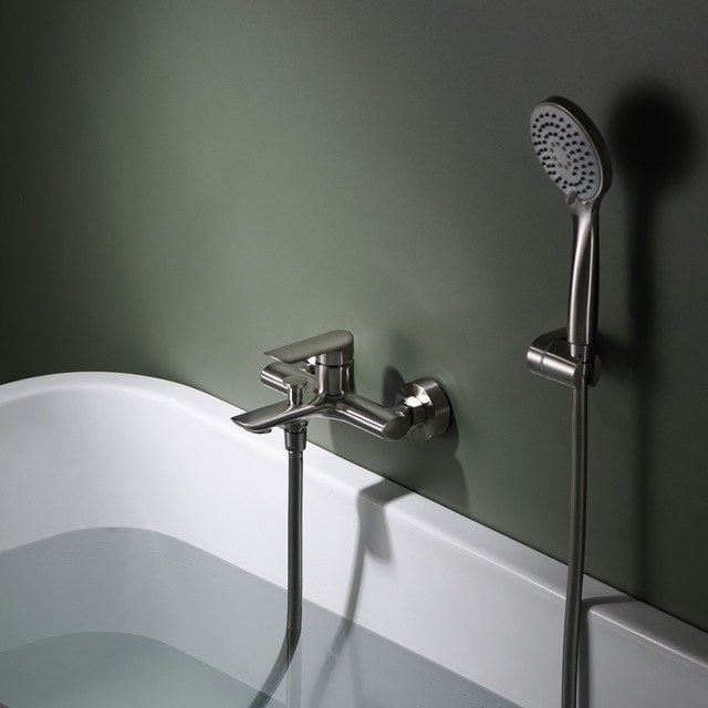 Imagen 2 de Grifo de baño o ducha Ural cromado Imex - Gris Gris
