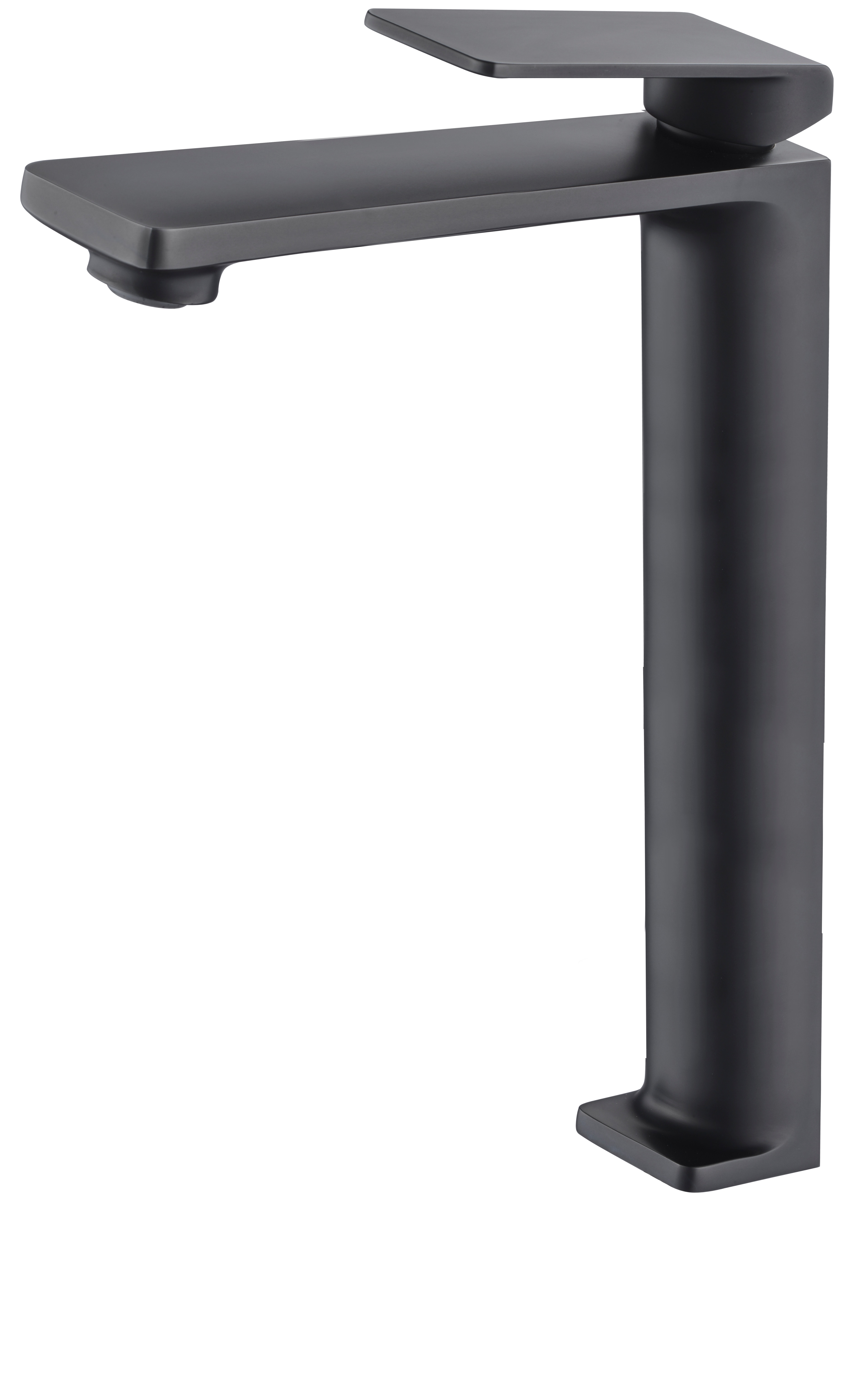 Imagen 1 de Grifo monomando para lavabo extra-alto Fiyi Imex - Negro mate Negro mate