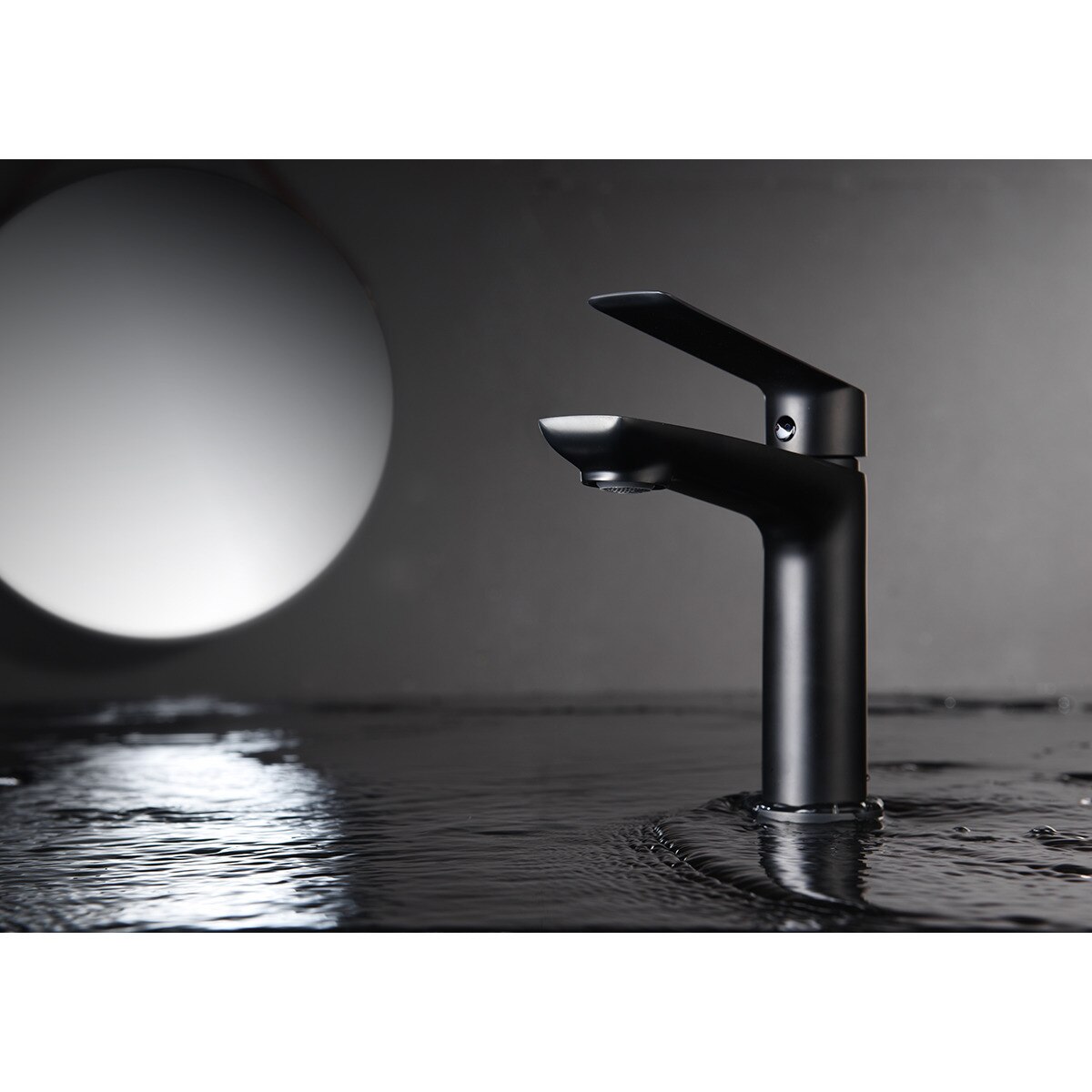 Imagen 3 de Grifo monomando para lavabo Luxor Imex - Negro mate Negro mate
