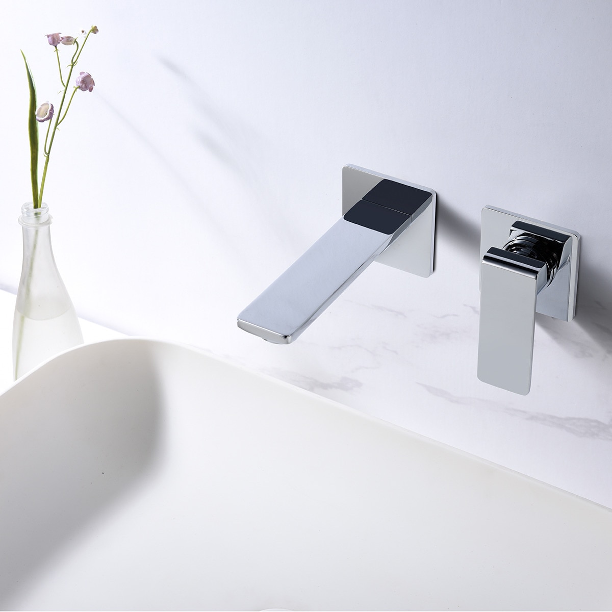 Imagen 2 de Grifo monomando empotrado de lavabo Fiyi Imex - Cromo Cromo