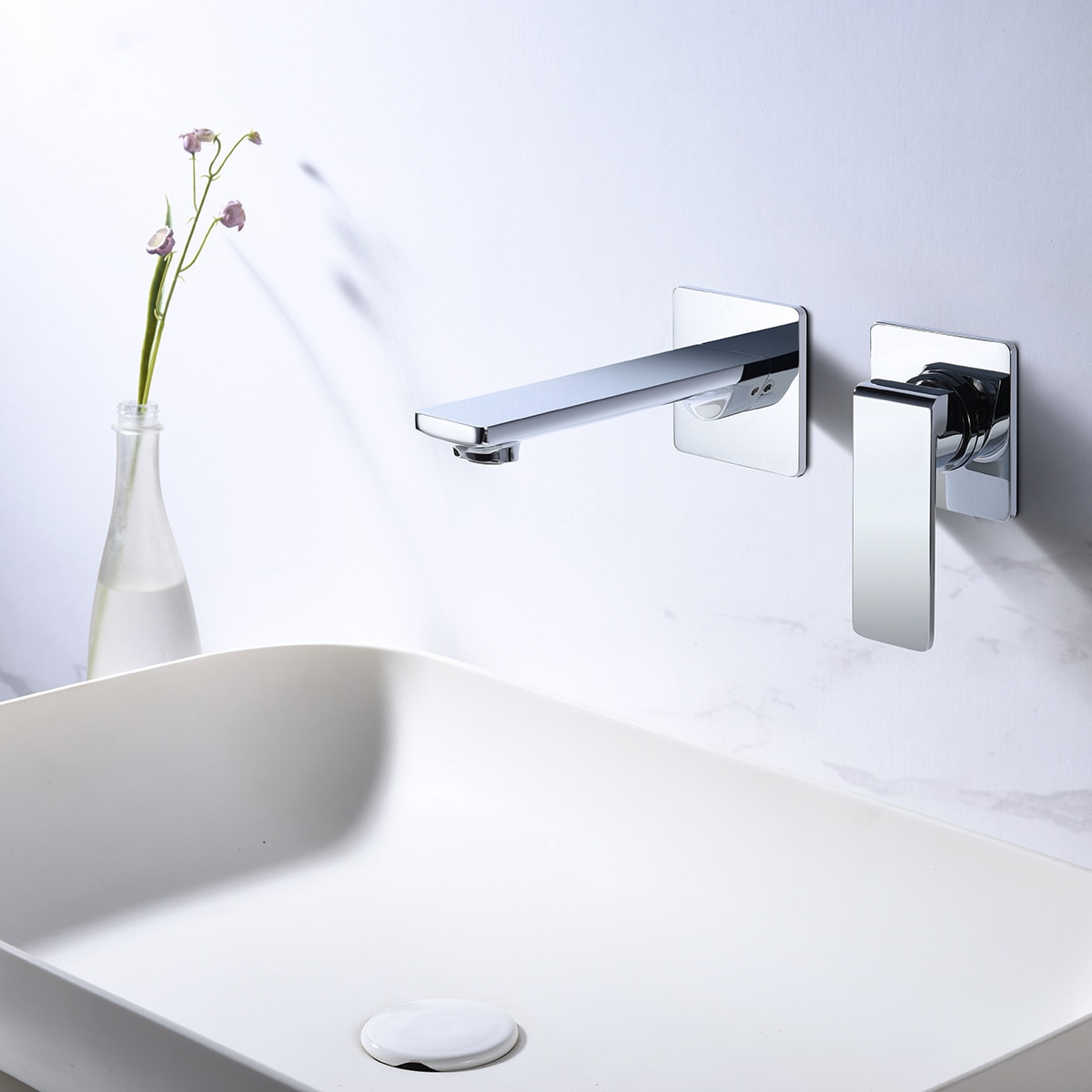 Imagen 3 de Grifo monomando empotrado de lavabo Fiyi Imex - Cromo Cromo