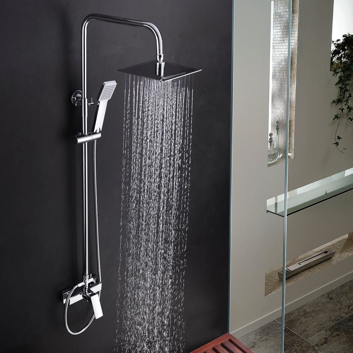 Imagen 2 de Conjunto de ducha monomando Bali Imex - Cromo Cromo