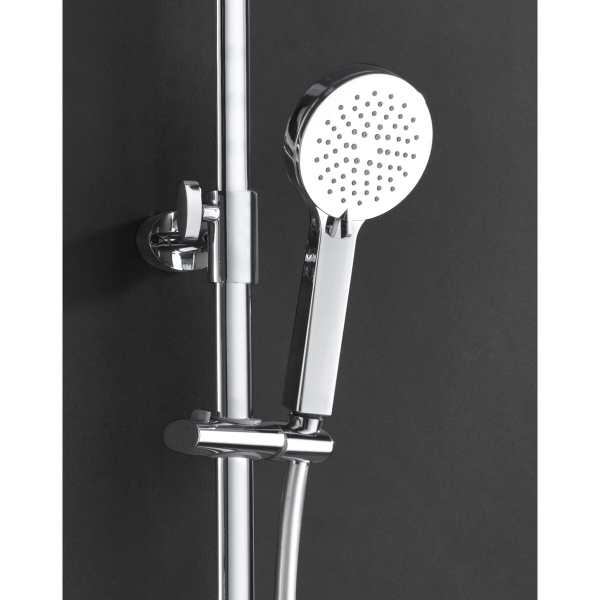 Imagen 3 de Conjunto de ducha termostática Praga Imex - Cromo Cromo
